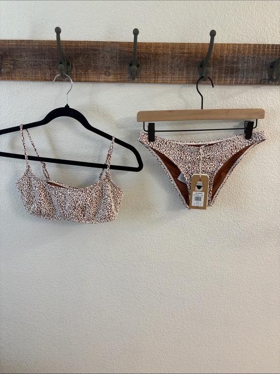Billabong Other - Billabong Brown Speckle(animal print) Two-Piece Bikini